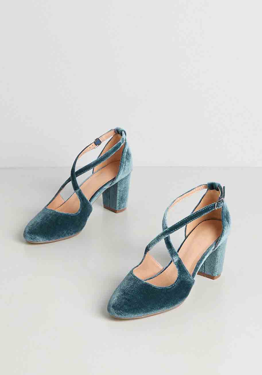Linger Longer Velvet Heel