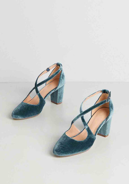 Linger Longer Velvet Heel