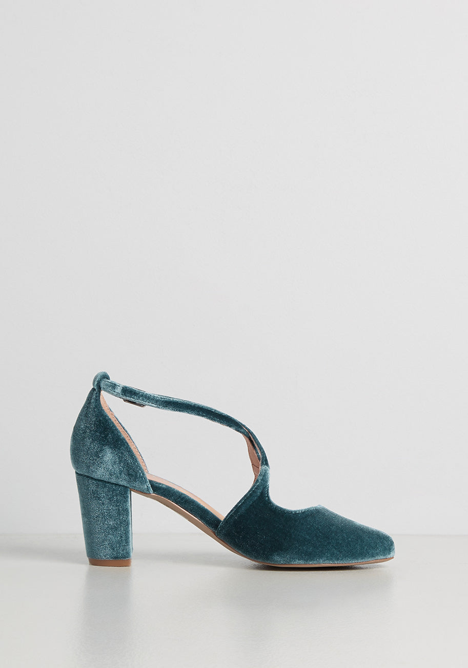 Linger Longer Velvet Heel